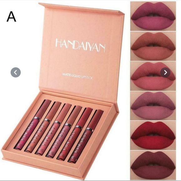 Handaiyan Other - NIP! Handaiyan brand 6 beautiful full-size matte pink and red lipsticks